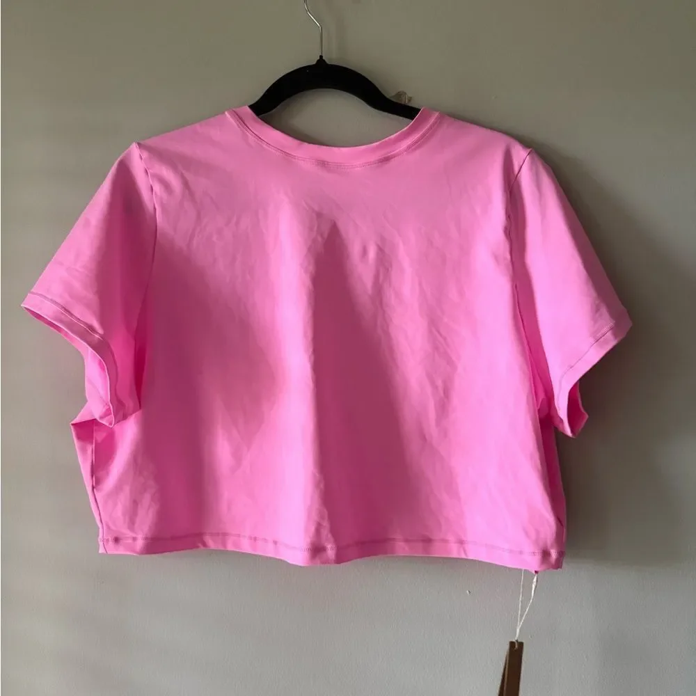 NWT Skims Swim Shirt Tee - Taffy Vibrant Pink Swim T-Shirt Size 4X